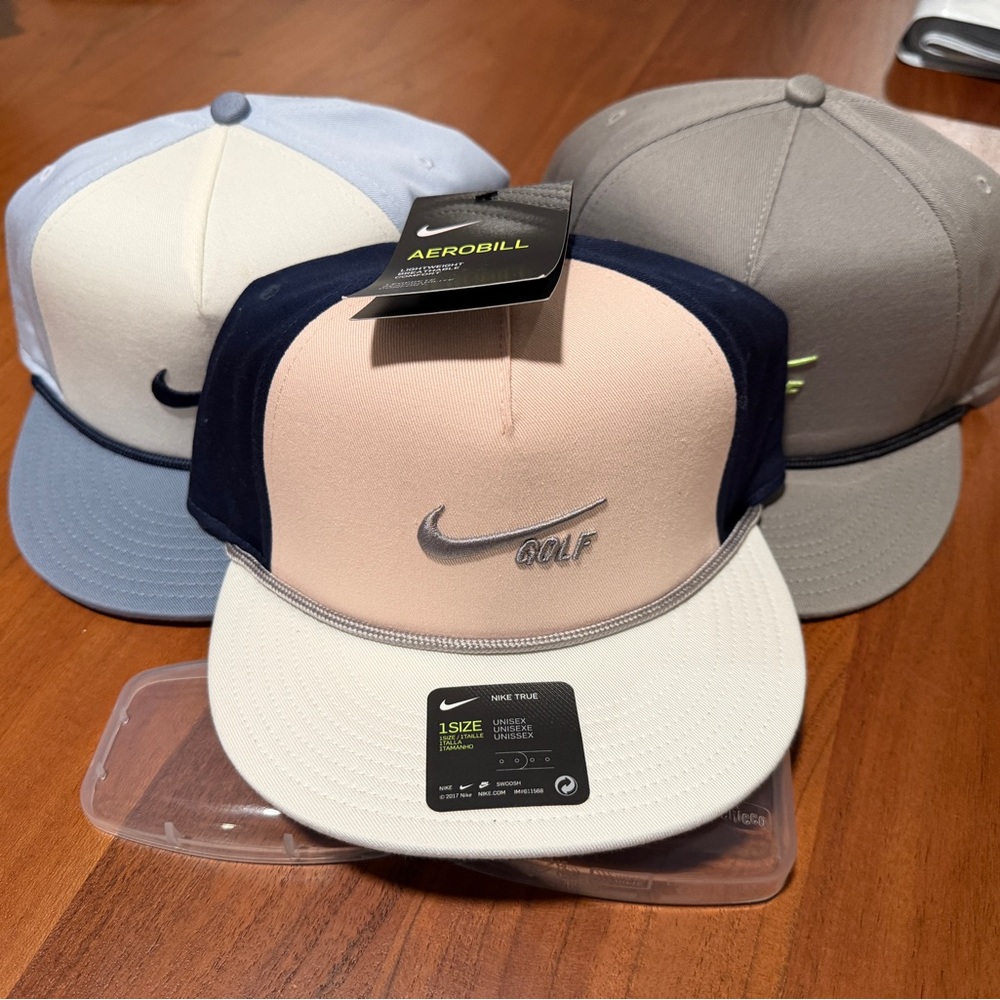3 Nike Men's Golf Hats